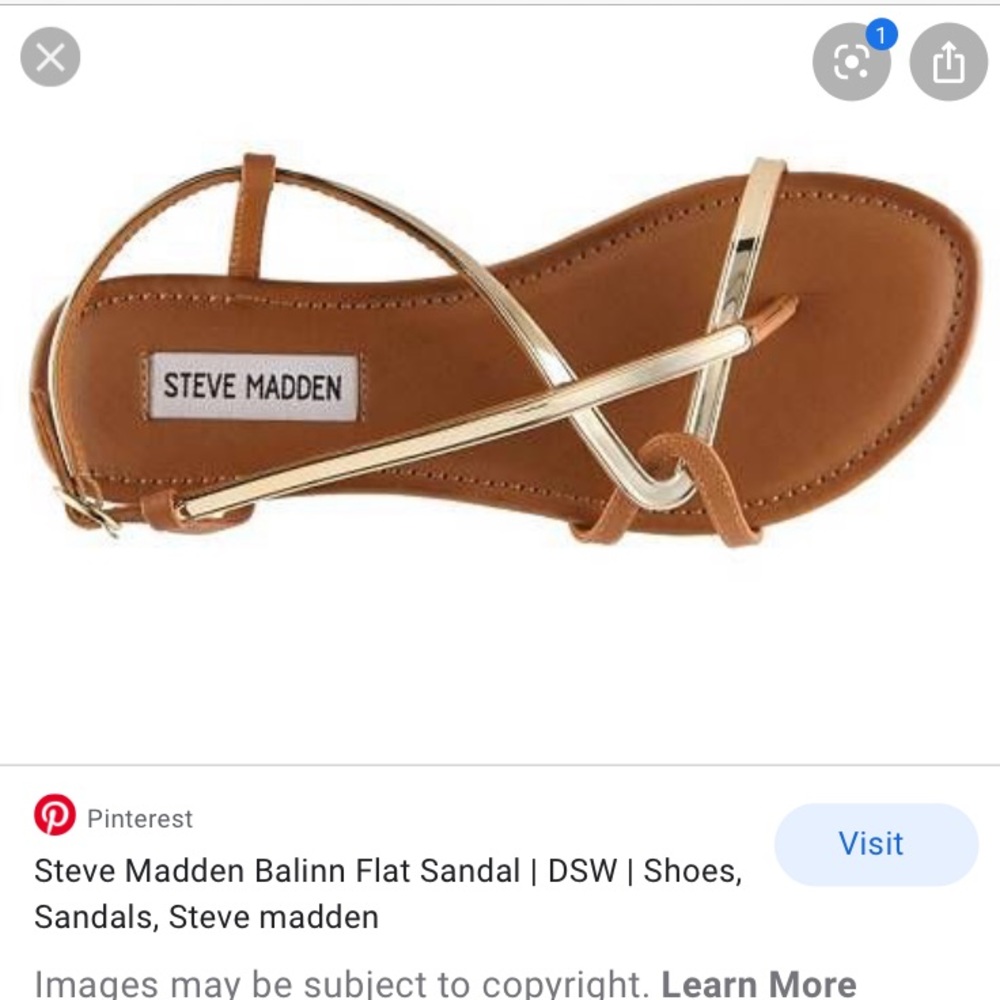 ✅SOLD Steve Madden balinn sandals - Picture 1 of 8